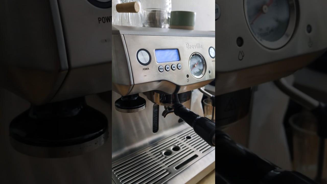 Espresso workflow with Breville Dual Boiler - ASMR #coffee #espresso #asmr