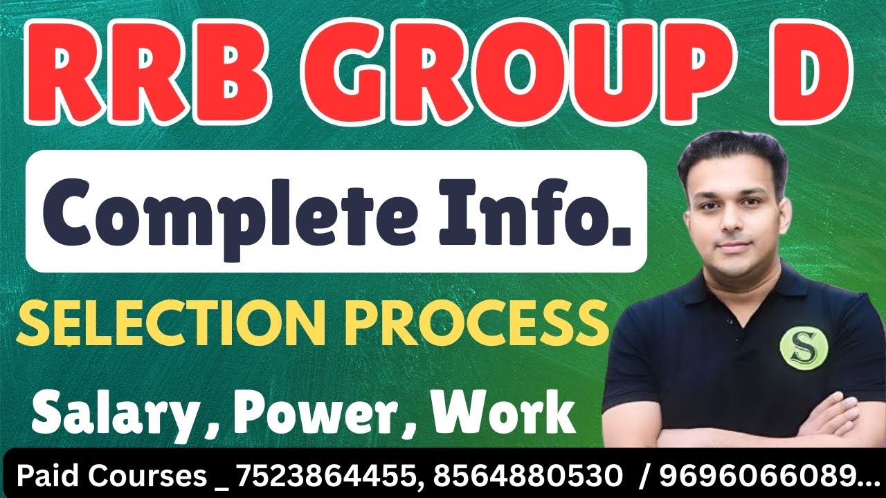 RRB Group D बेहद जरूरी सूचना 📌 Selection Process Work Profile Power Salary Complete सूचना Gyan Sir 