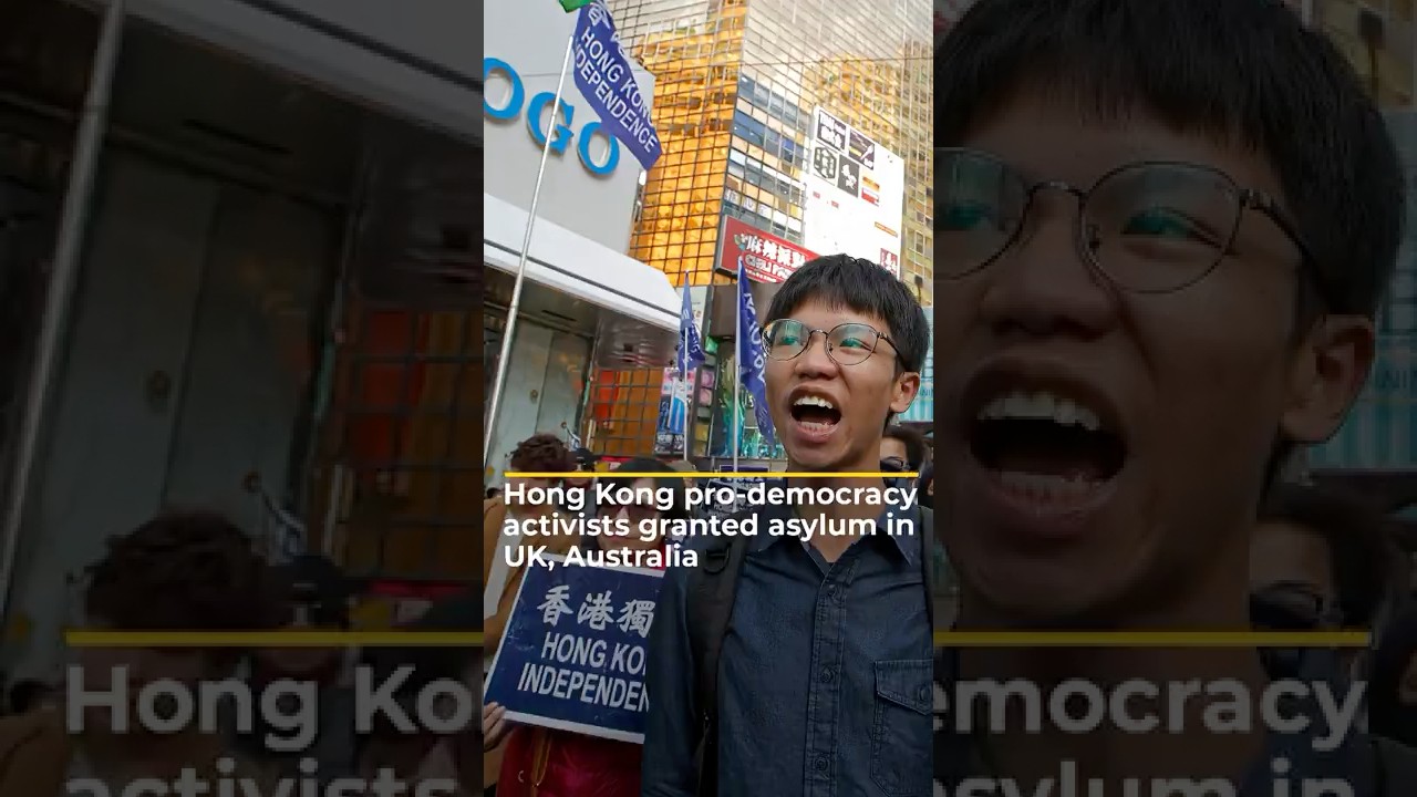 China angered as Hong Kong activists granted asylum in UK, Australia | #ajshorts