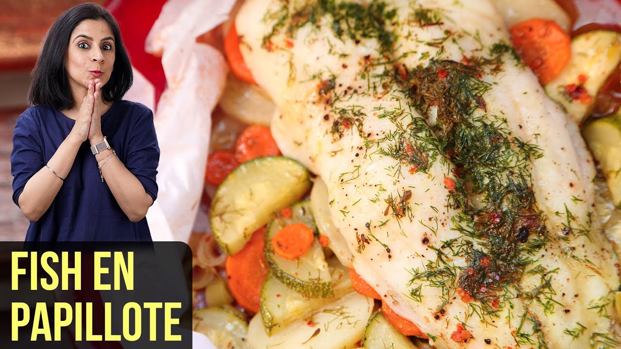 Fish En Papillote Recipe | Healthy & Nutritious Baked Fish With Veggies | My Recipe Book By Tarika