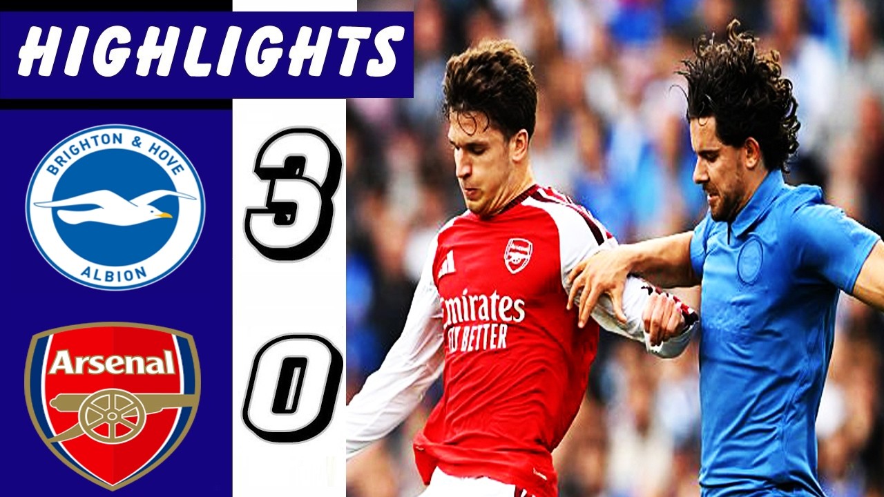 Brighton vs Arsenal 3-0 | Goals & Highlights | Kostoulas Goal | Premier League - Arsenal Brighton