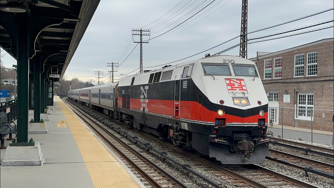 Amtrak and Metro-North Trains @ Irvington (Horns)