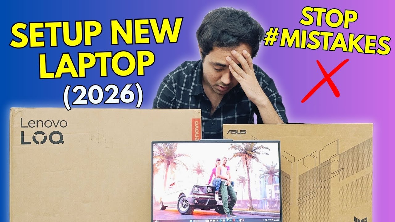How to Setup New Laptop + Tips 🤯 Gaming Laptops