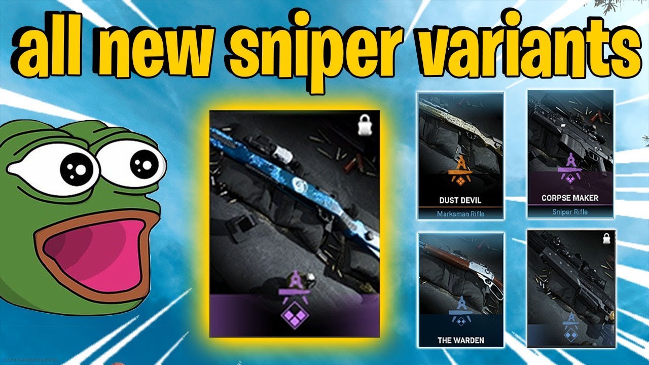 BRAND NEW SNIPER VARIANTS! (Modern Warfare Battle Pass Season 1)