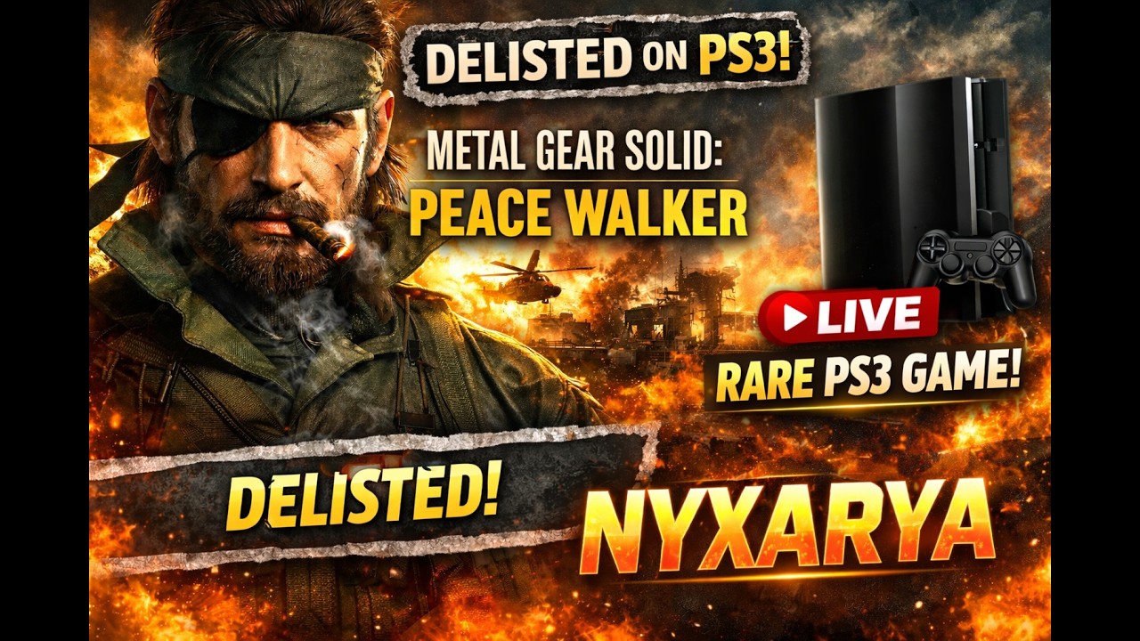 Metal Gear Solid Peace Walker PS3 Gameplay — Delisted PS3 Game | NYXARYA