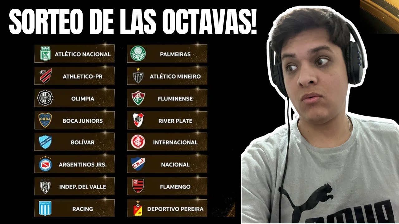 SIMULACIÓN SORTEO DE OCTAVOS DE FINAL - LIBERTADORES 2023 - ¿Quien la Ganará?