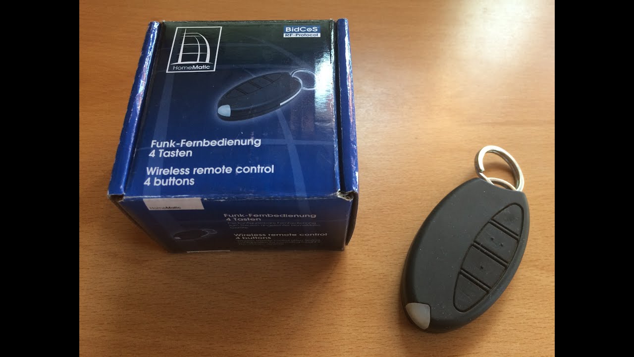 homematic - Review zur hm-rc-4-2 Fernbedienung