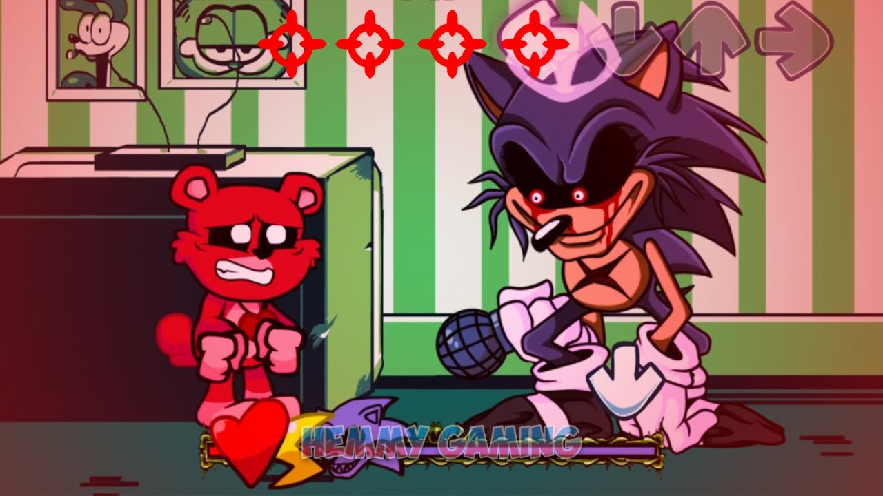 FNF Smiling Critters ALL PHASES vs Sonic Exe The Disaster Sings The Great Punishment I Gorefield V2