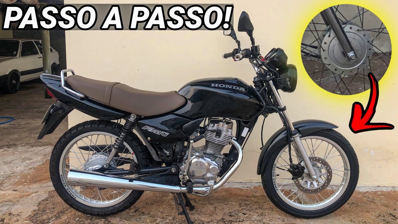 COMO INSTALAR O KIT FREIO A DISCO NA CG 125 FAN 2008?