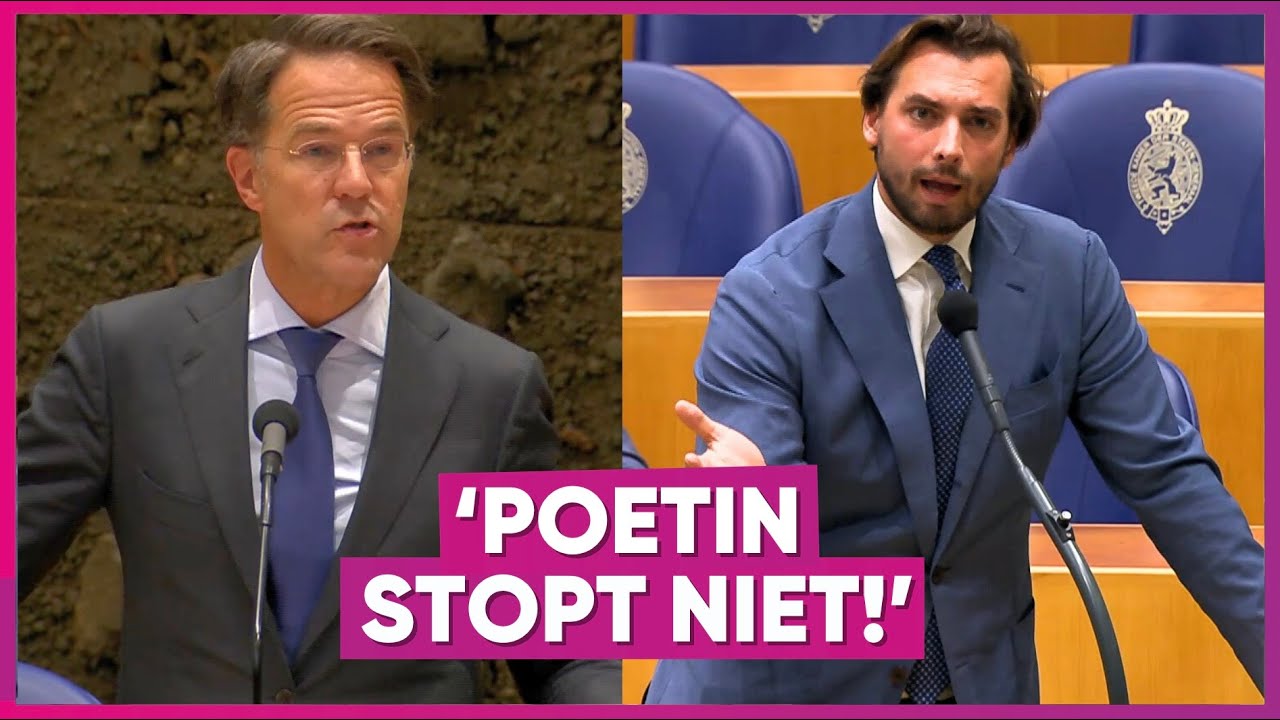 Baudet steggelt met Rutte oorlog Oekraïne