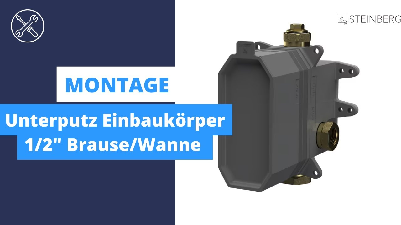 Unterputz Einbaukörper 1/2