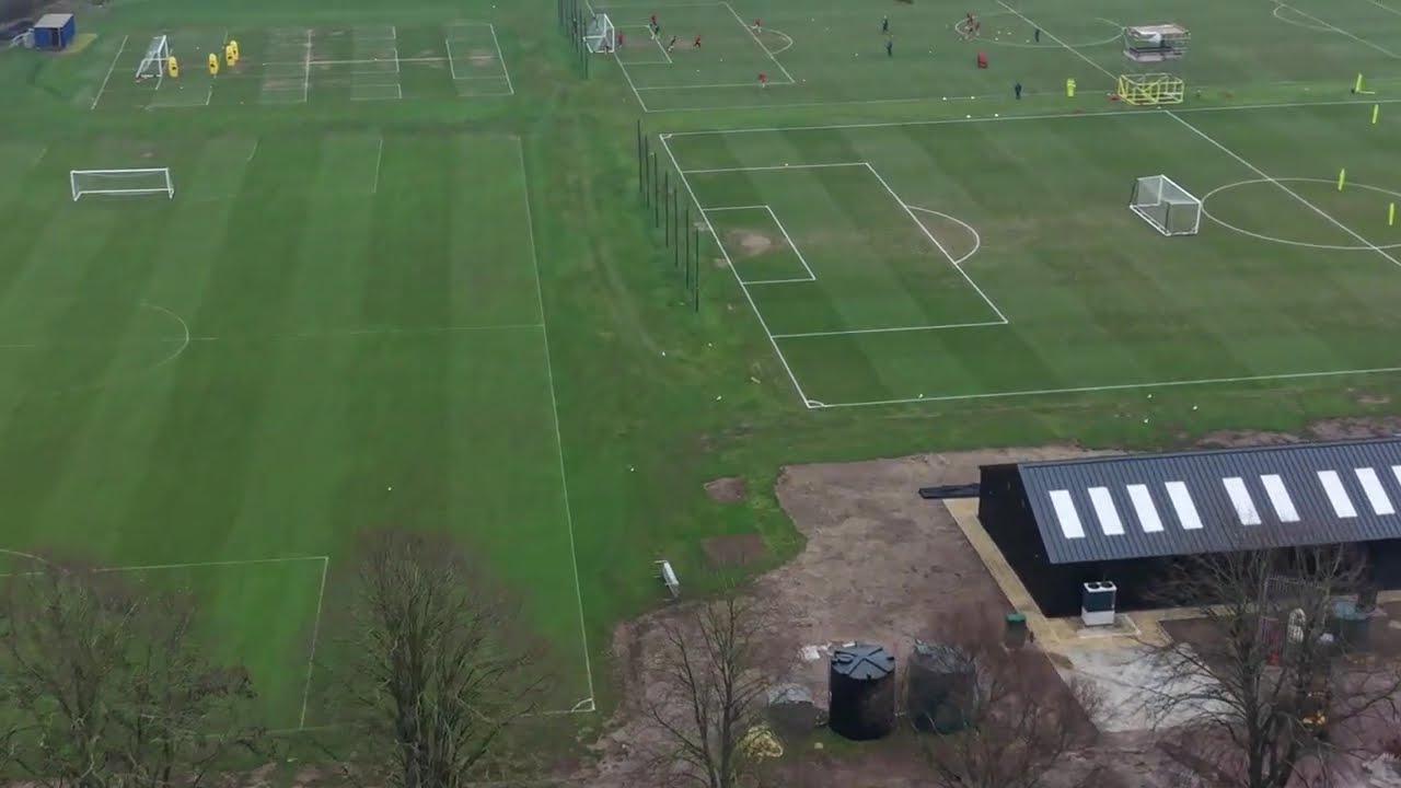 Droning Over Cantley Park And Doncaster Rovers Training Ground