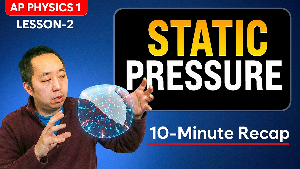 Static Pressure Explained | AP Physics 1 - Lesson 2