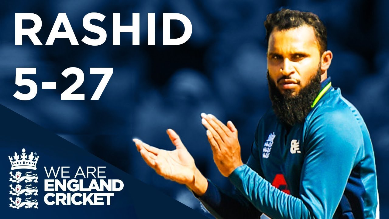 Rashid Takes Incredible 5-27 | England v Ireland - Bristol 2017