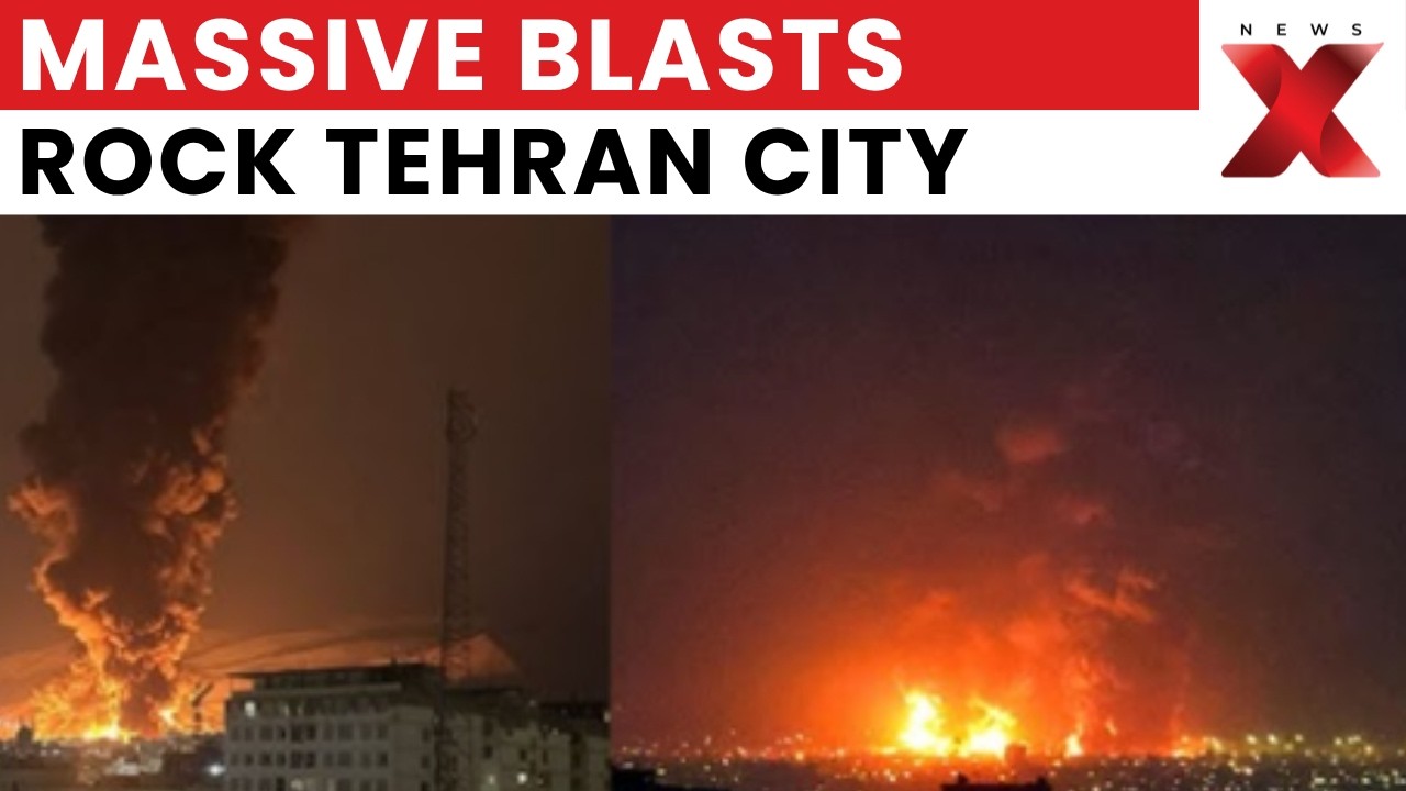 Tehran Under Attack Again? Loud Explosions Heard Across Key Areas of Capital | NewsX