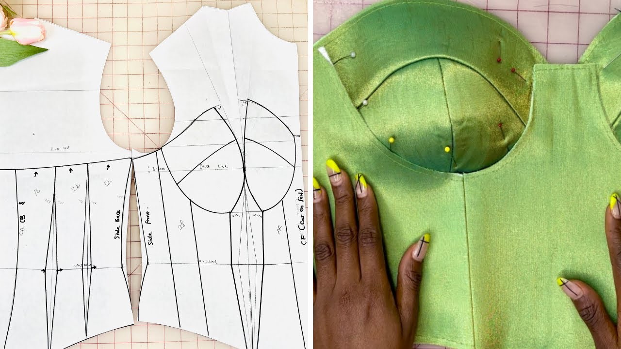 КАК: СОЗДАТЬ ВЫКРОЙКУ КОРСЕТА #diycorsetpattern