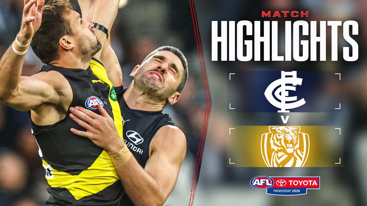 Carlton v Richmond Highlights | Round 1, 2026 | AFL