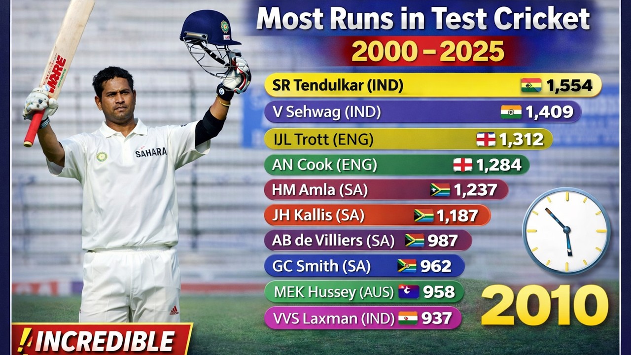 From 2000 to 2025: Test Cricket’s Run-Scoring Kings 👑| Maiden Over