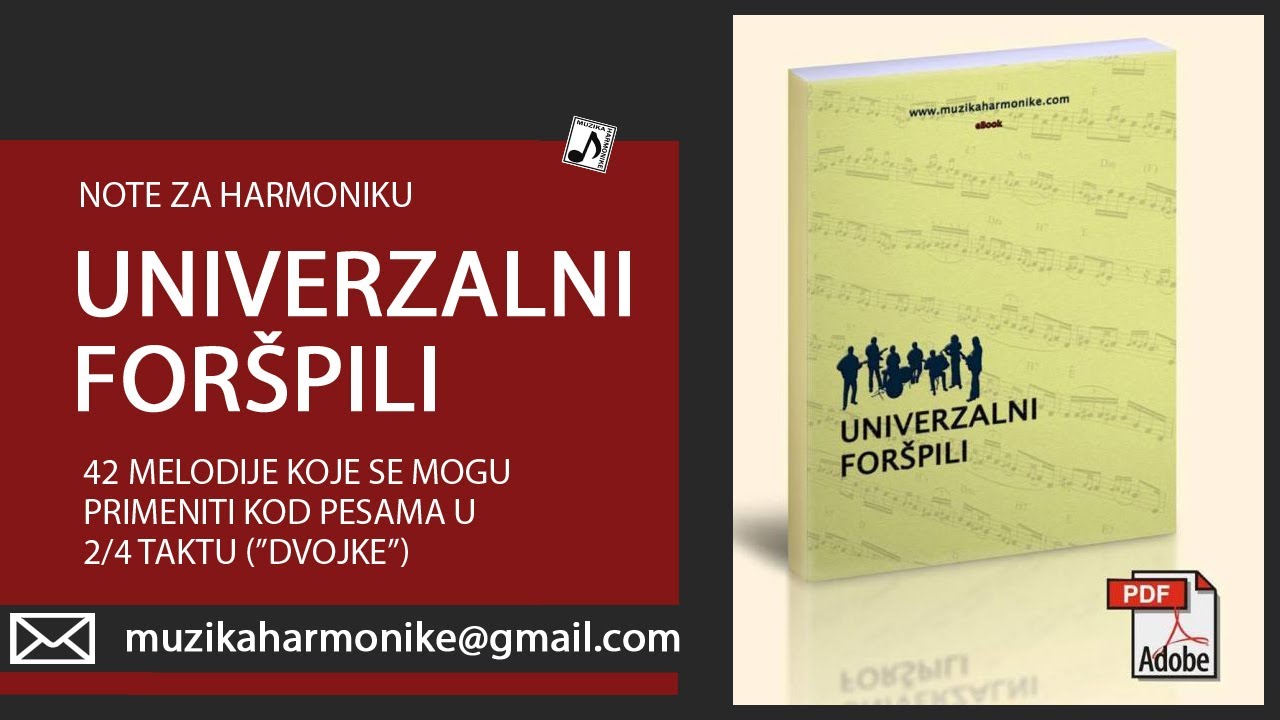 Nekoliko melodija iz notne zbirke UNIVERZALNI FORŠPILI (interpretacija: Vlada Veselinović)