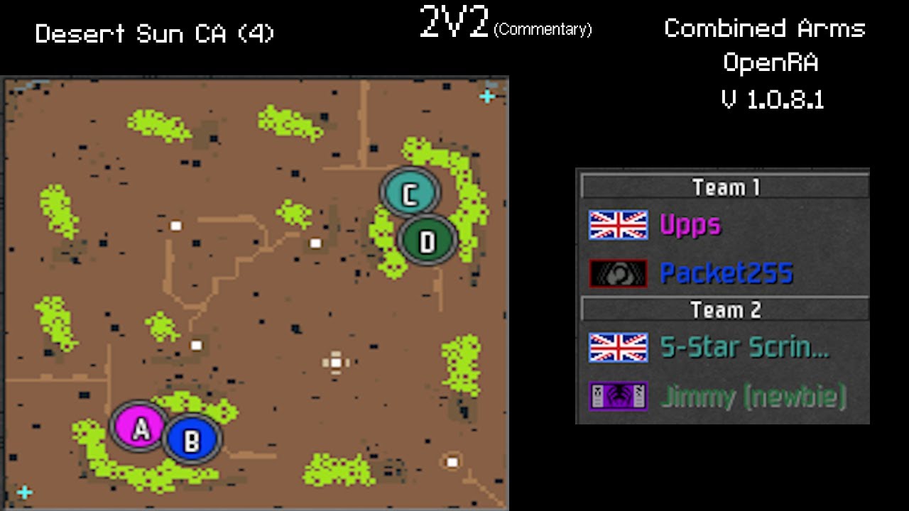 314# - Team game - 1 - 03/02/2026 - 2v2 - Commentary - Combined Arms V1.0.8.1 (OpenRA)