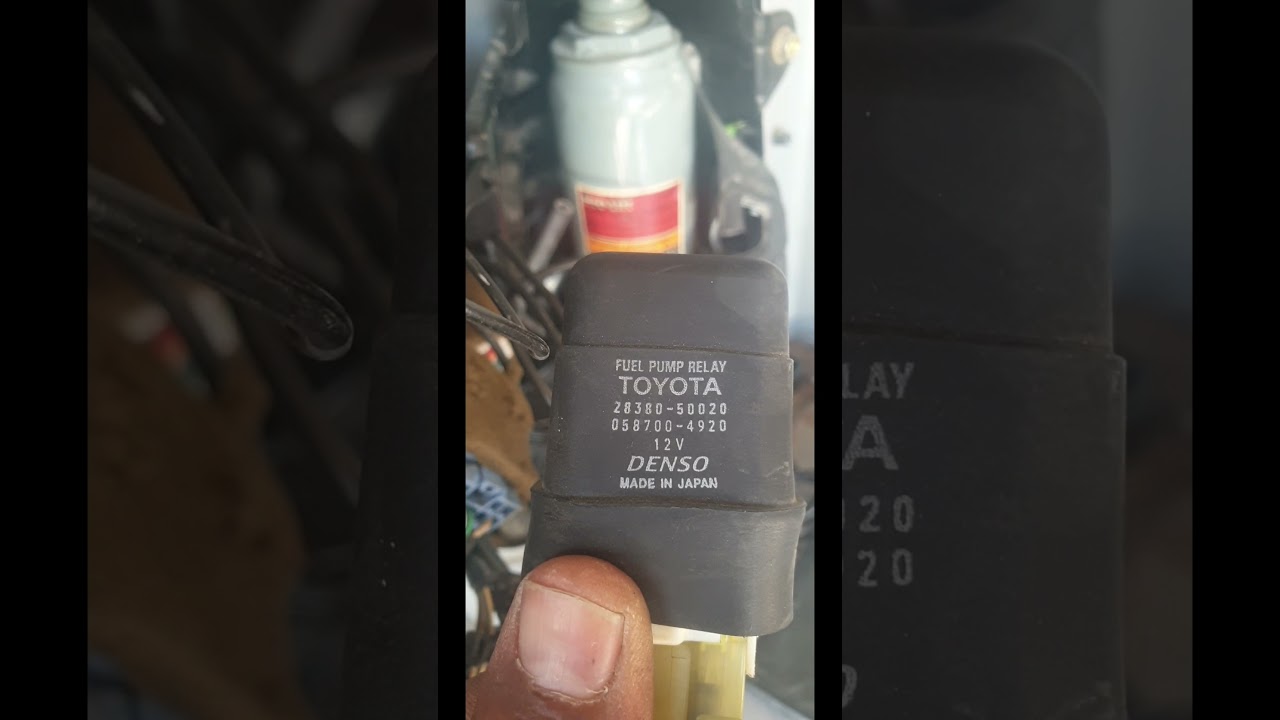 LAND CRUISER GXR 2001 SUB TANK FUEL PUMP RELY LOCATION