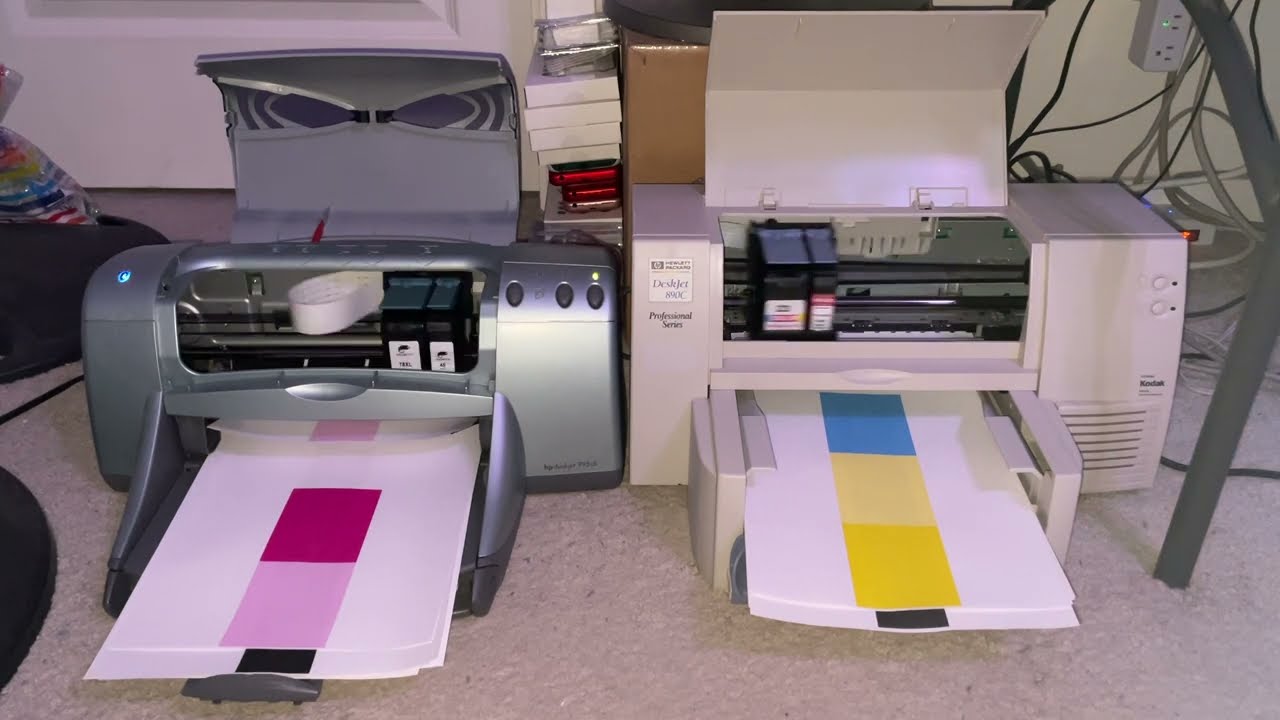HP Deskjets 995CK & 890C running together (Failed run...) 5/27/2023