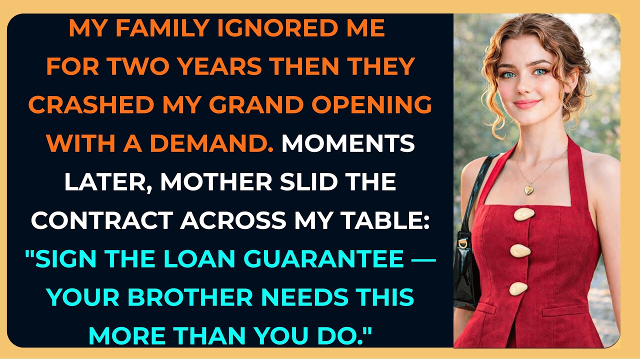 My Family Cut Me Off For Two Years — Then They Showed Up At My Restaurant Opening. Mother Demande...
