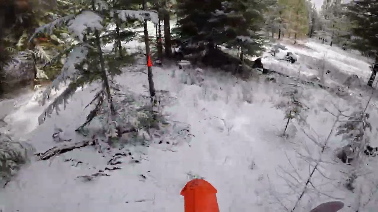 2026 Frozen Rose. Lap 1, Moto 1. New course in fresh snow!