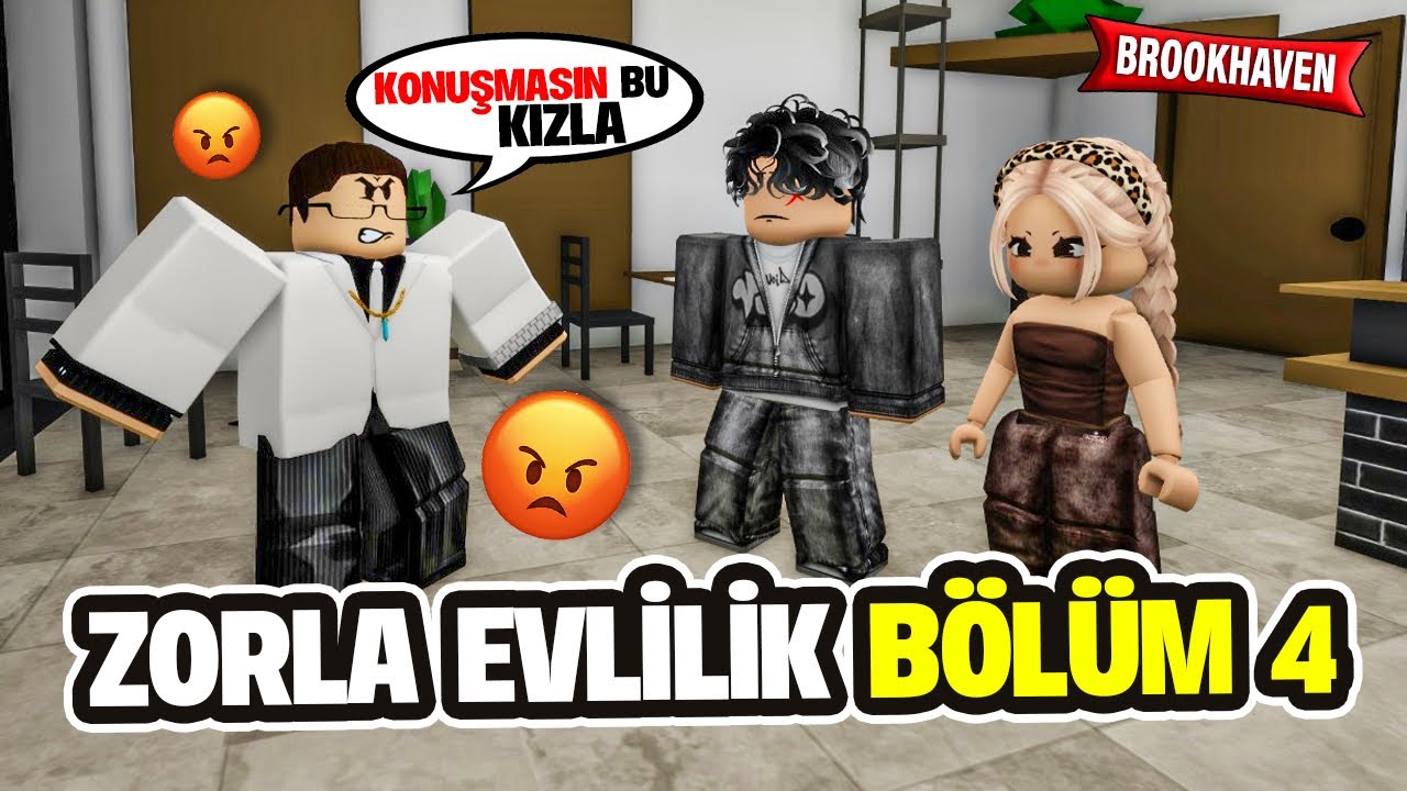 ZORLA EVLİLİK: AYBERK EVSİZ KALDI! | BÖLÜM 4 roblox brookhaven 🏡rp / Roblox dizisi