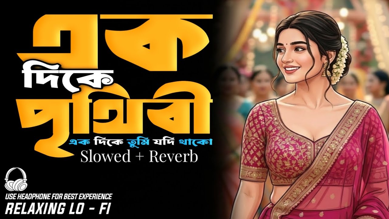 একদিকে পৃথিবী একদিকে তুমি যদি থাকো | Akdika Prithibi Akdika Tumi Jodi Thako | Lofi_Relaxing_Song |
