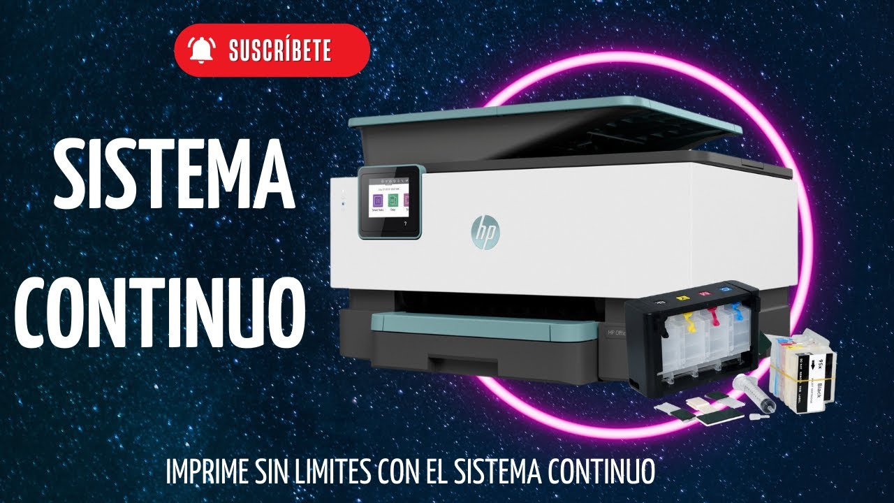 KIT DE SISTEMA CONTINUO PARA HP OFFICET JET PRO 9020 9010 9020E 9010E Y SIMILARES ÚLTIMO FIRMWARE