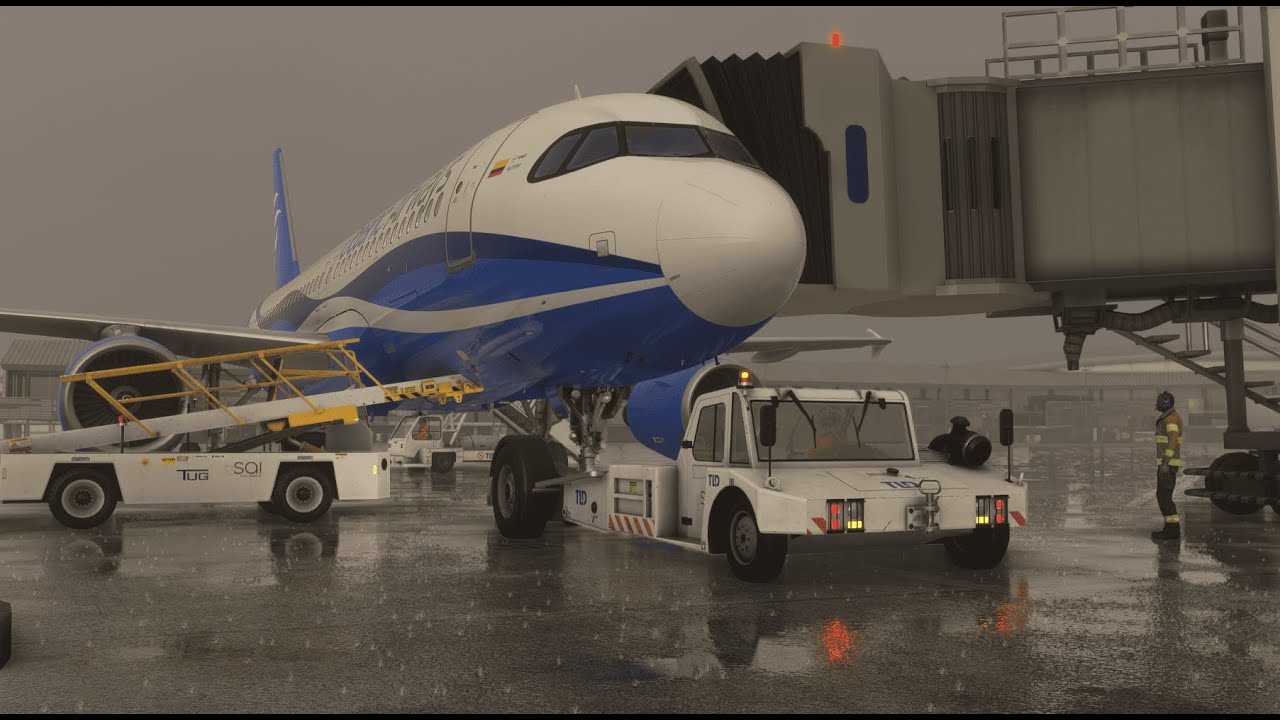 DESPEGUE SIN VISIBILIDAD!!!! II BOG-SMR II A320 Fenix Simulations