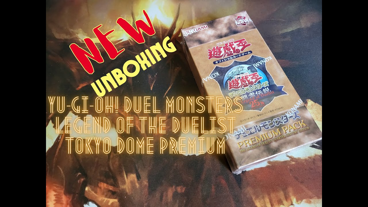 Yugioh Tokyo Dome Exclusive!! OCG Duel Monsters PREMIUM Box JAP Unboxing