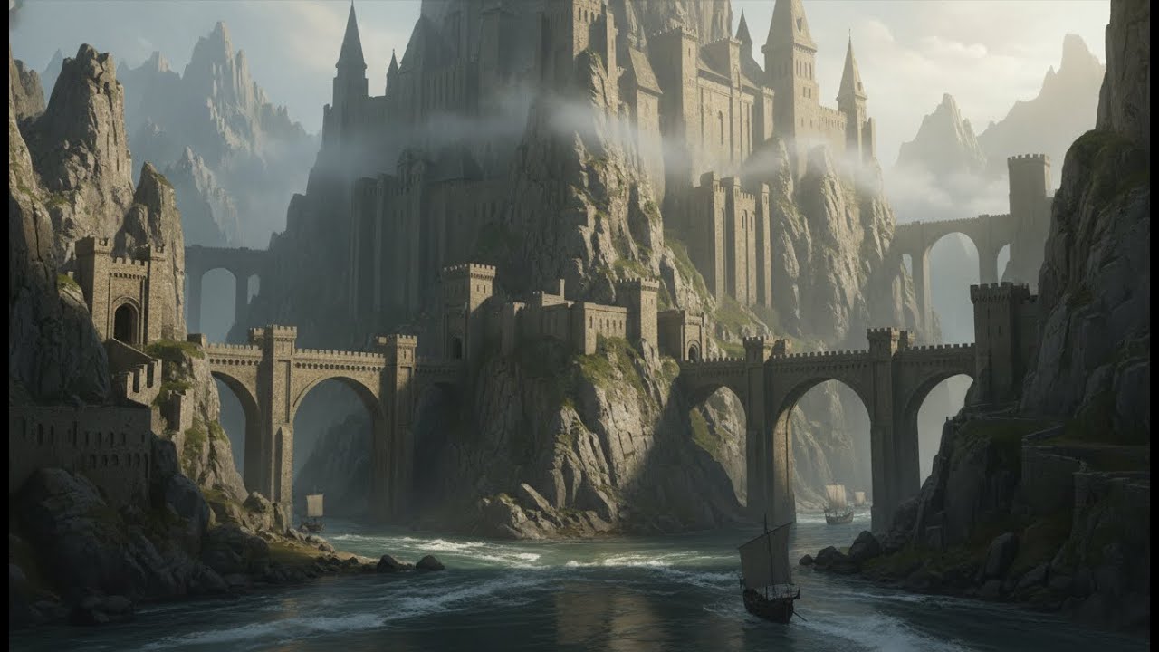 Moonlit Citadel of Elderglen 🏰 Medieval Fantasy Music & Animated Ambience