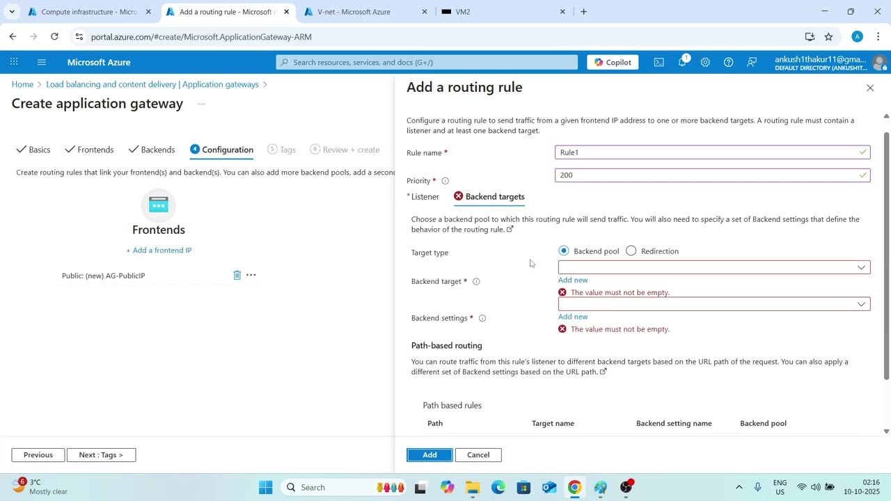Azure Application Gateway Lab  | AZ-104 - Day 15