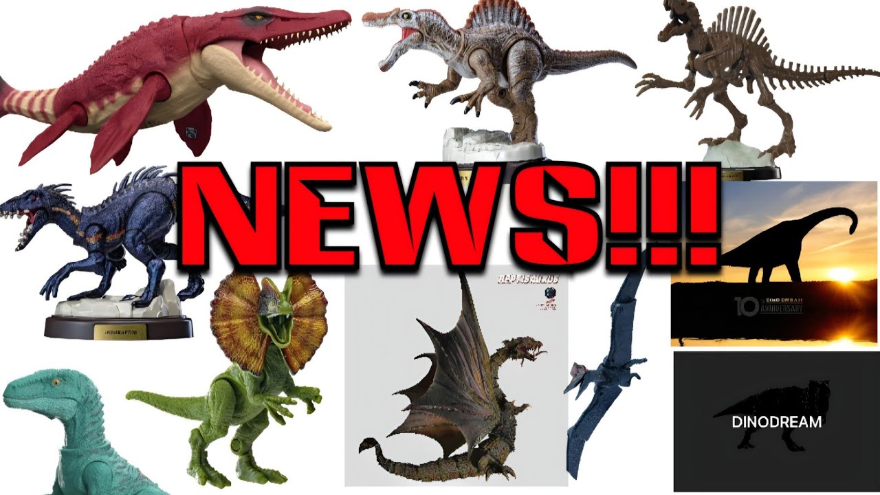 НОВОСТИ!!! Компания Mattel представила фигурку тилозавра из серии Jurassic World Ultimate Damage!...