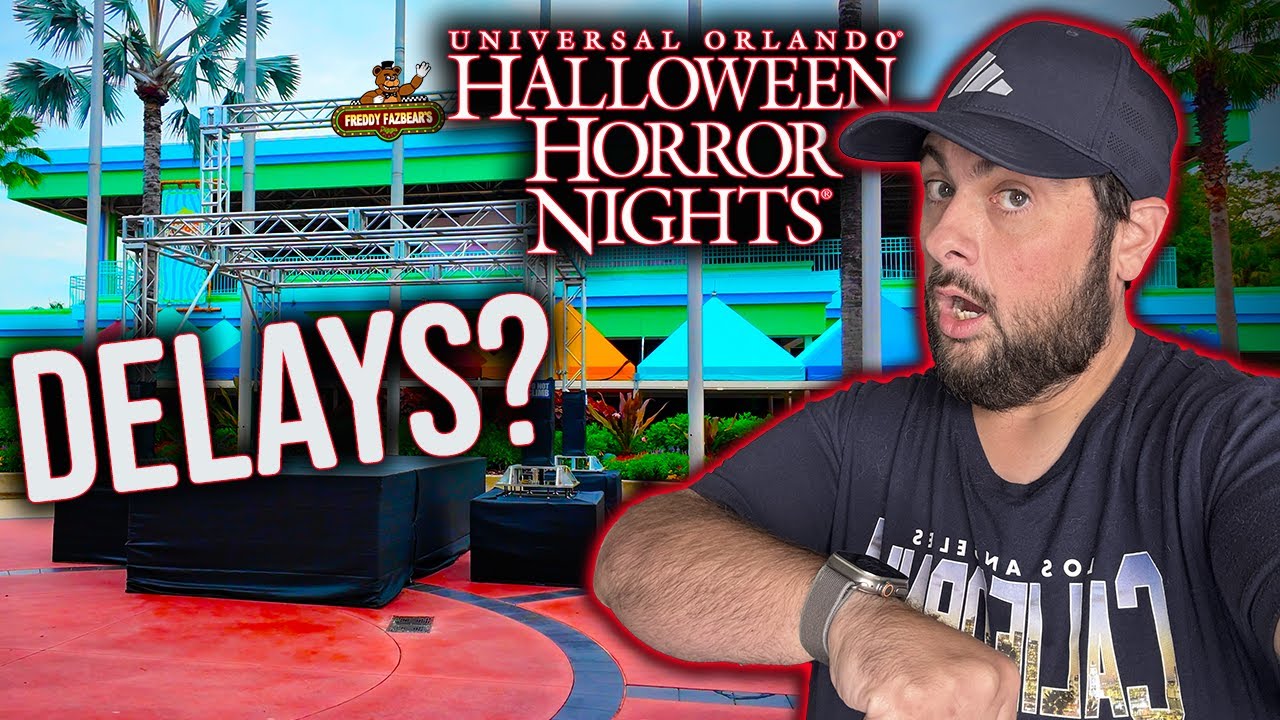 HUGE Halloween Horror Nights Updates 2025! HHN Construction Behind Schedule?