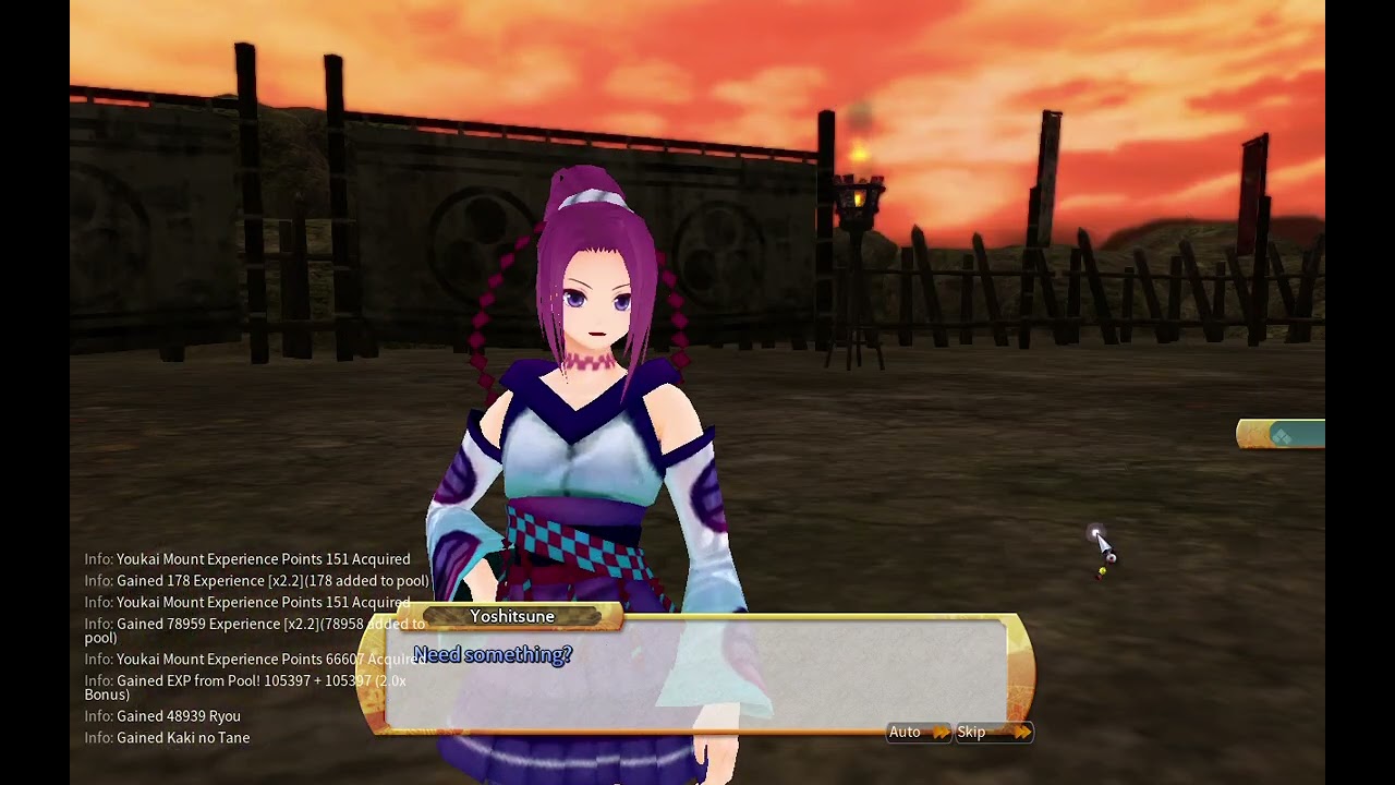 Getting Sekigahara cake and Kaki no Tane in Onigiri Online