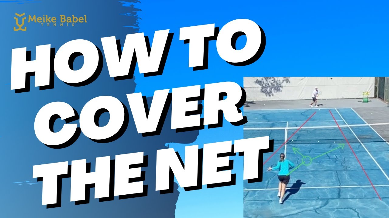 Tennis Singles Strategy - where to approach and how to cover the net correctly