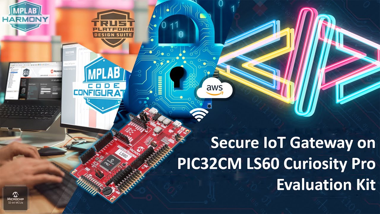 Приложение Secure IoT Gateway на оценочном комплекте PIC32CM LS60 Curiosity Pro