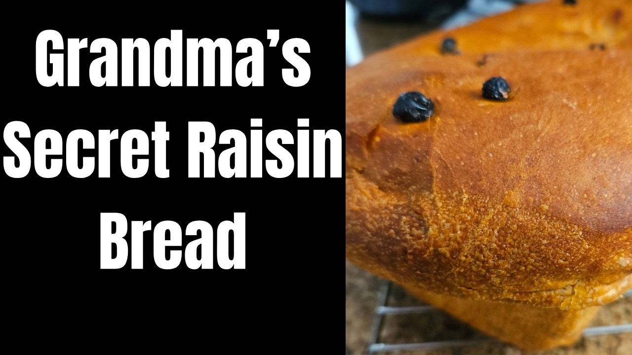 100-Year-Old Raisin Bread Recipe 🍞 | Grandma’s Secret Heirloom