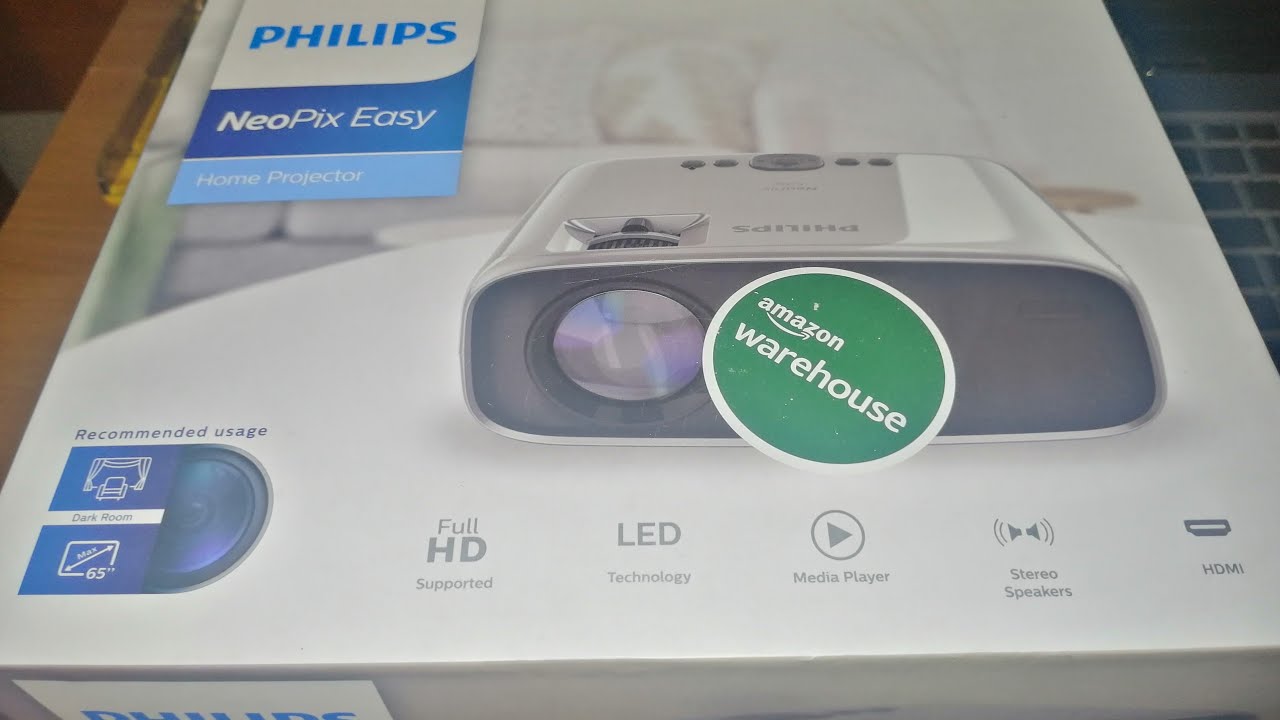 proiettore philips neopix easy-prova e impostazioni