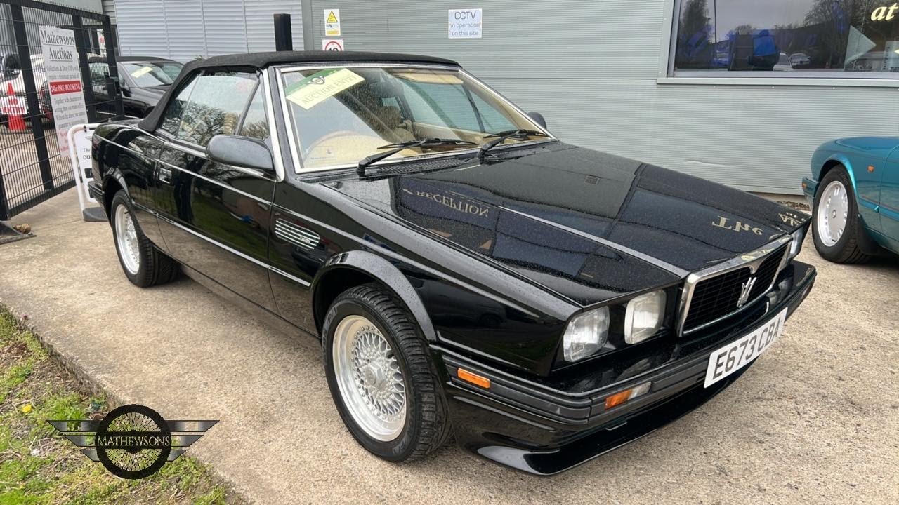 1988 MASERATI BITURBO | MATHEWSONS CLASSIC CARS | AUCTION: 1, 2 & 3 MAY 2024
