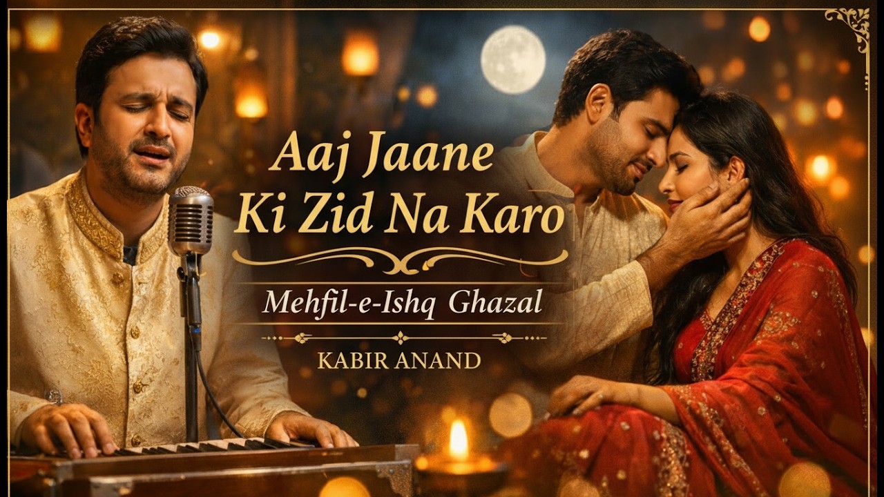 Mehfil-e-Ishq | Aaj Jaane Ki Zid Na Karo |  Romantic Urdu Ghazal Song 2026 | Kabir Anand