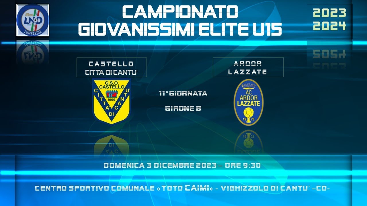 Highlights Castello vs Ardor Lazzate