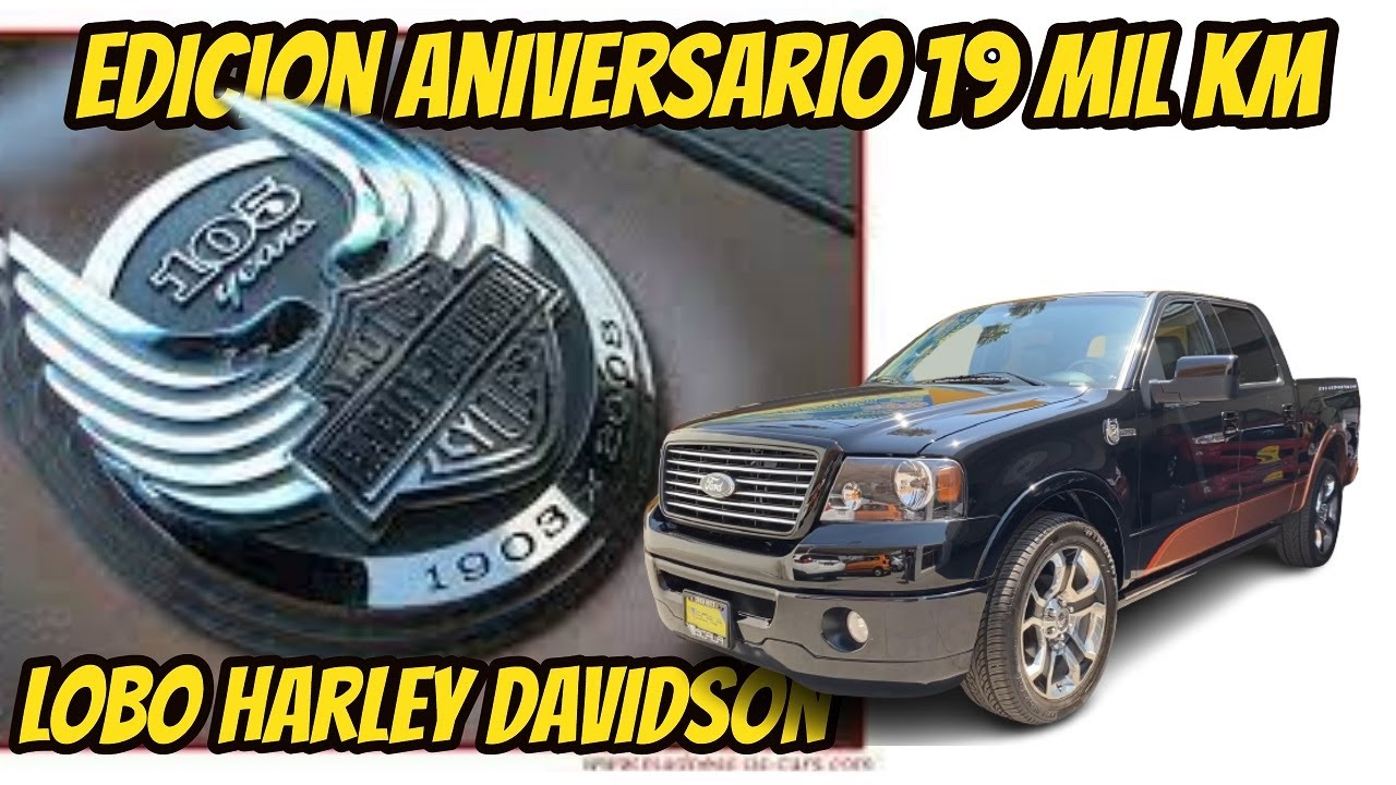 Lobo Harley Davidson Edicion Aniversario 19,000 km factura original