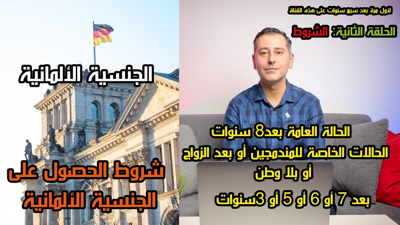 الشرح التفصيلي و الشامل عن المواطنة و الحصول على الجنسية الألمانية | الحلقة الثانية