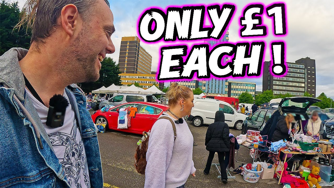 Liverpool's Biggest CAR BOOT SALE Hunting & Reselling Pickups!
