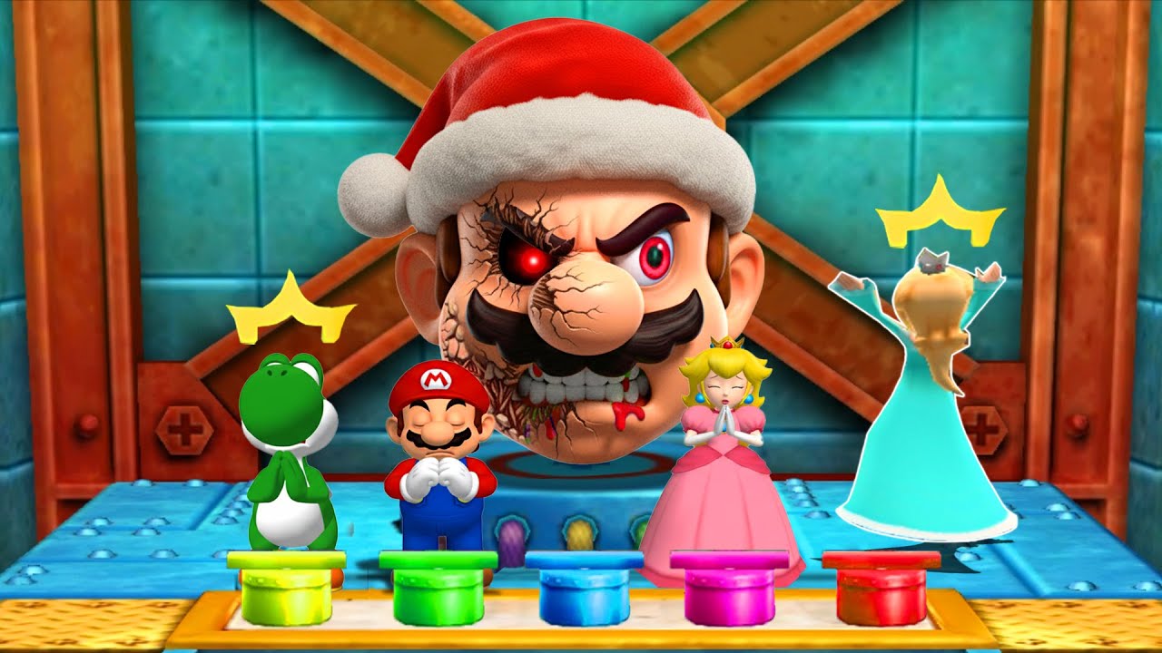 Mario Party The Top 100 All Minigames - Yoshi VS Mario VS Peach VS Rosalina (Hardest Difficulty)