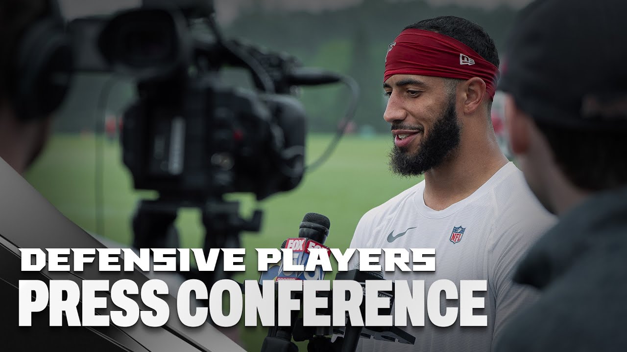 Jessie Bates III, Kaden Elliss & other defensive Falcons reflect on first practice of 2025 OTAs